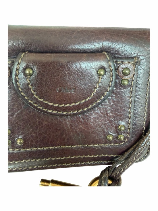Chloe Handbags - Authentic Chloé Paddington Chocolate Brown Leather Compact Zip Around Wallet